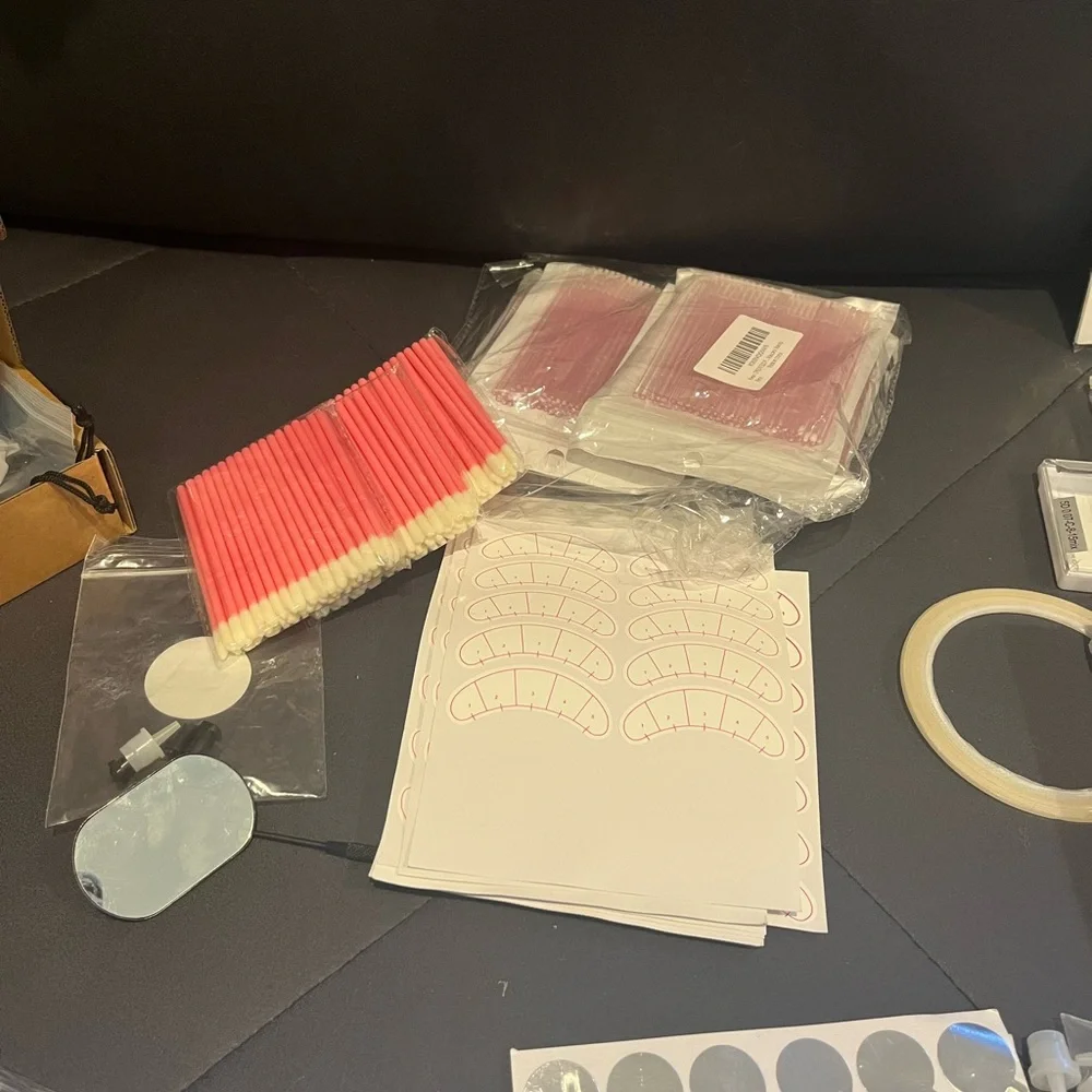 Eyelash Extension Tools Bundle – Tweezers, Brushes & Accessories Lot